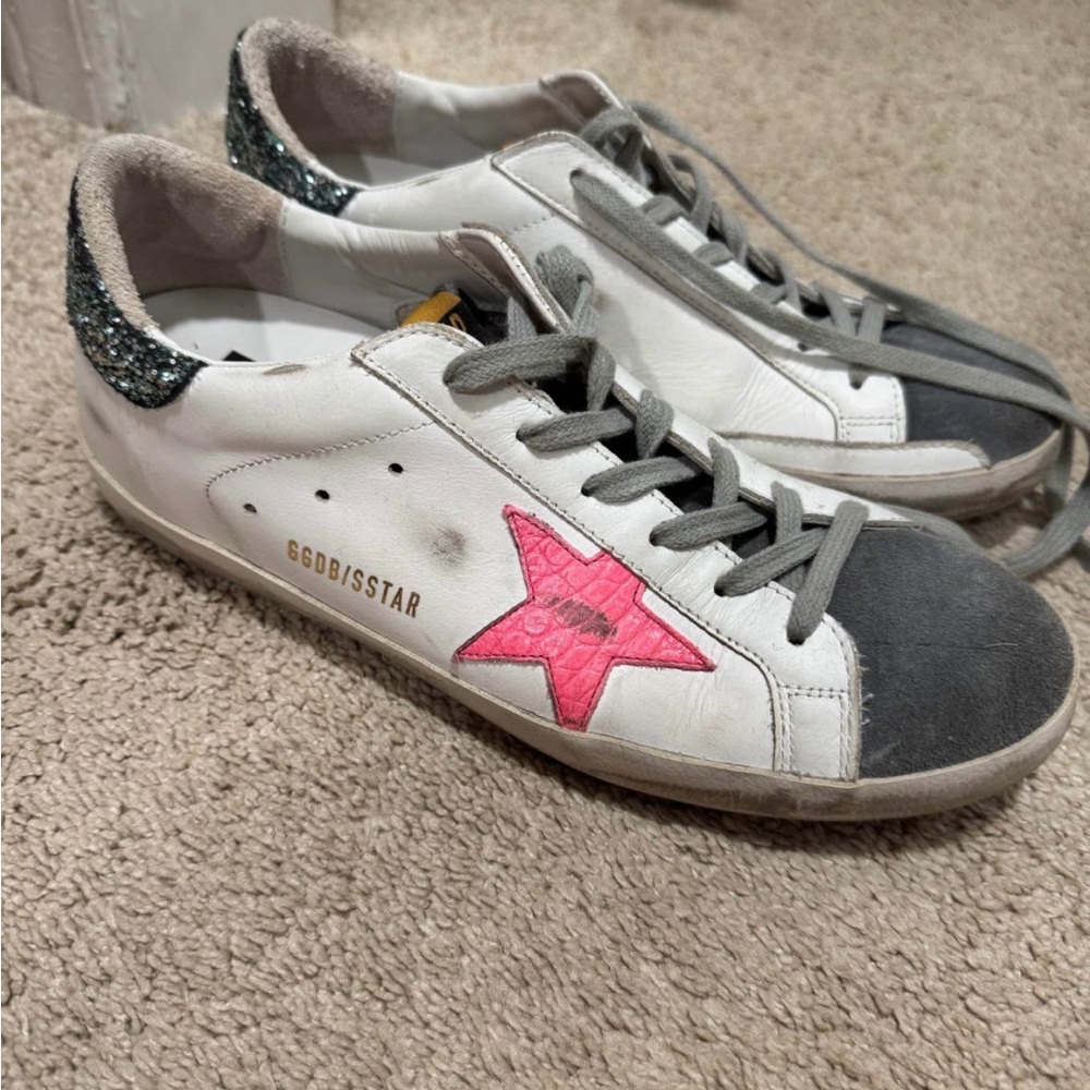 GUC Golden Goose Superstar Sneakers Womens Size 39
